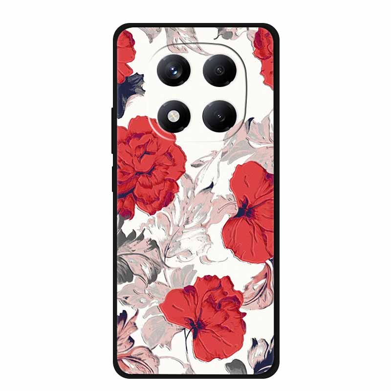 3D Flowers Emboss Fundas For Redmi Note 15 5G (China) Case Soft Silicone Phone Cases For Note 15 5G For China Covers Shell Coque