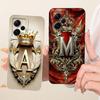 For Xiaomi Poco X5 5G Case Cover Luxury A-Z Letters 2D Painted Silicone Phone Casing For PocoX5 5G 22111317PG 22111317PI