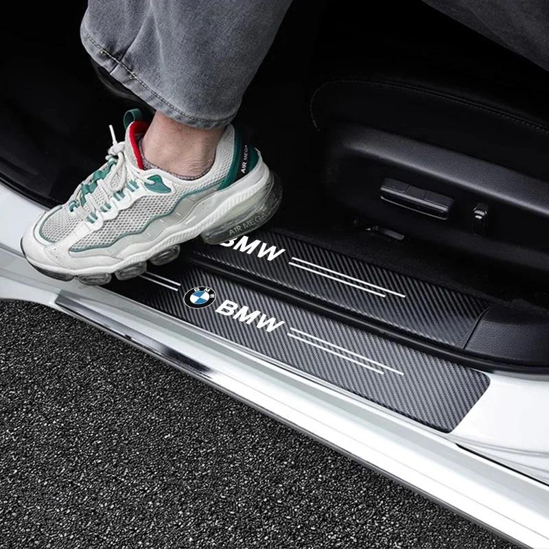 Car Door Sill Protector Stickers Threshold Non-slip Pad Mat For BMW F07 F30 F40 F15 F16 G60 F44 F36 G42 G26 G20 G30 G01 G02 G05 zw6