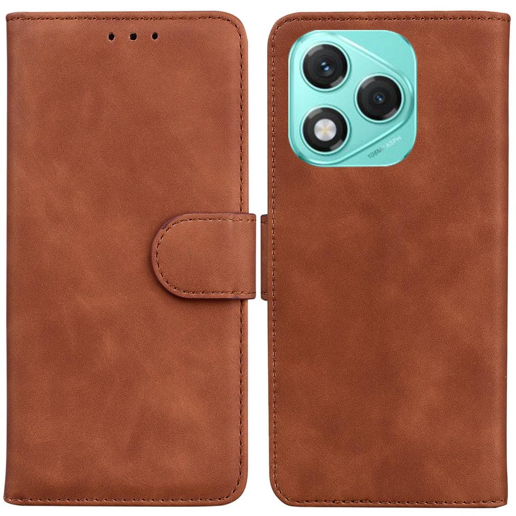 For Honor 400 Lite 5G Case Solid Color Leather Wallet Phone Cover