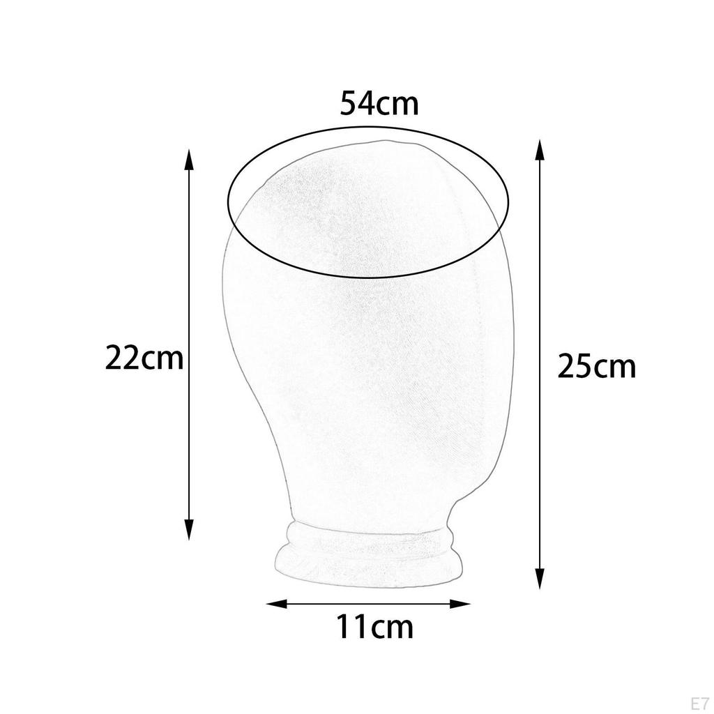 Hairpiece Stand for Wig Display Head Headphones Rack Styling Manikin Hat