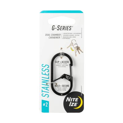 NITE IZE G-Series Carabiner #2 Small All  2Colors - Durable Clip for Outdoor Gear