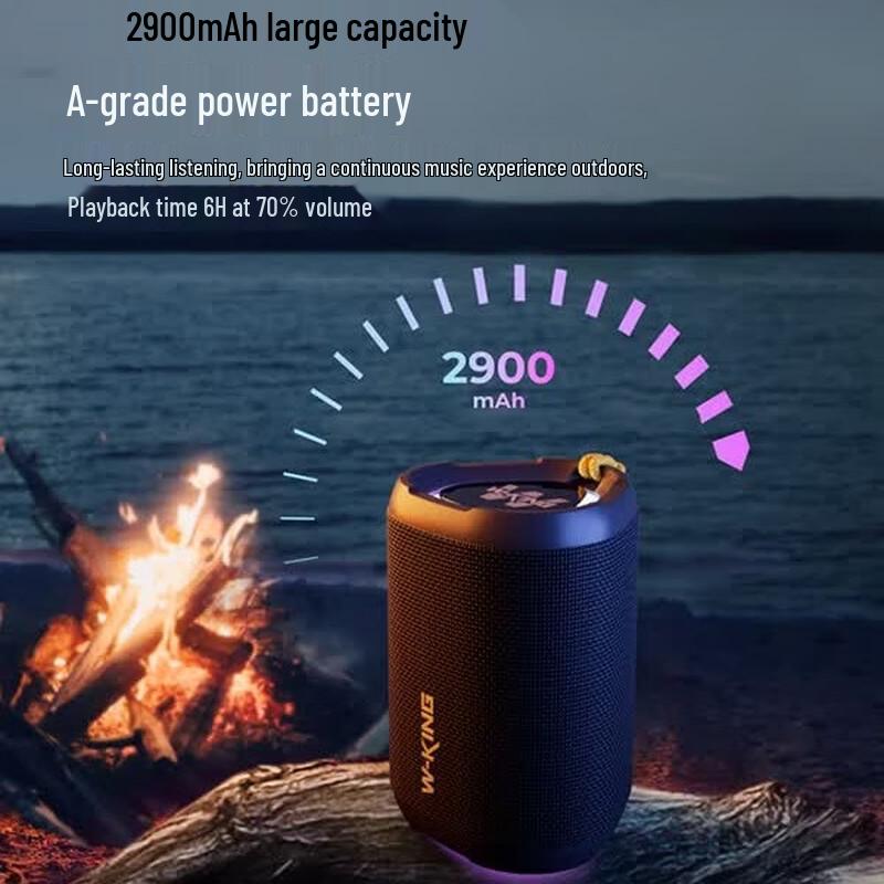 Weierjing D110 Portable IP67 Waterproof Bluetooth Speaker (CN version)