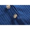 Spring and Autumn Women's Dress Button Sexy Package Hip Dress Long Sleeve Dress
