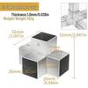 Stainless Steel Weld-Free Square Tube Connector for Shelves - 20/25/30mm