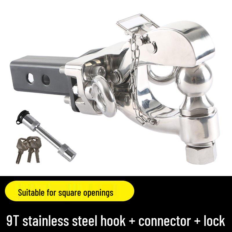 Leopard 5 Trailer Hitch Rear Bumper Modification with American-Style Anti-Collision and Towing Hooks.