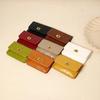 Retro Lock Buckle Women's Wallet: Solid Color Multi-layer Card Holder & Coin Purse