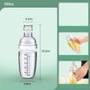 Plastic Cocktail Shaker Drink Mixer with Scale Thickened PC Material Milk Tea Shake Bottle 350/500/700/1000ML Bar Mixing Tool