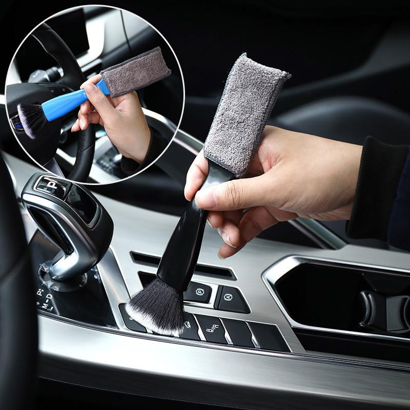 Car Interior Cleaning Brush Soft-bristled Brush For Cleaning Air Conditioning Vents Removing Dust And Washing Cars Material)