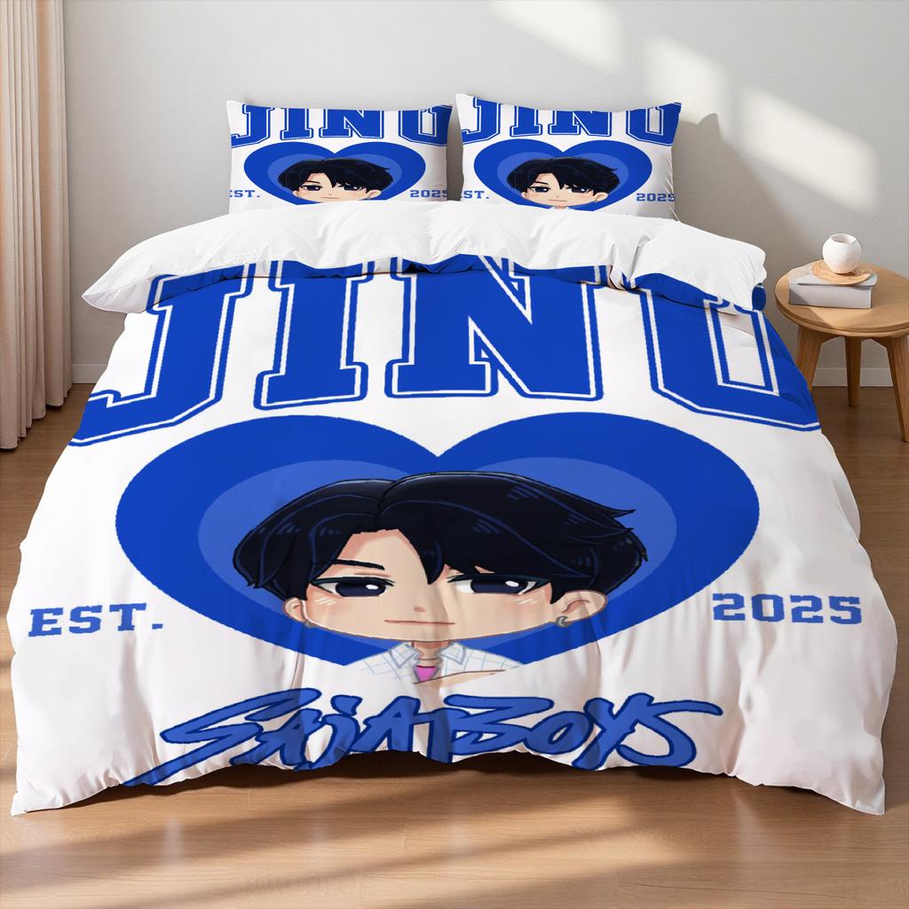 Zoey Demon Hunters K-pop Girls Boys Group Printed Coreless Duvet Cover Multi Size Bedroom Dormitory Holiday Bedding Decoration