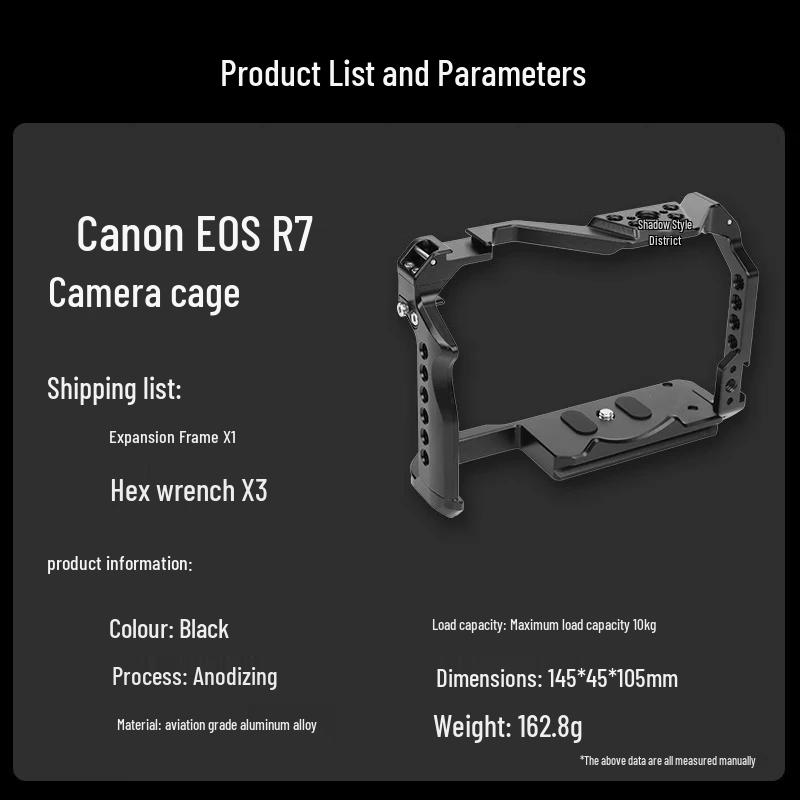 Ying Shi Jiang Aviation Aluminum Camera Cage for Canon EOS R Series
