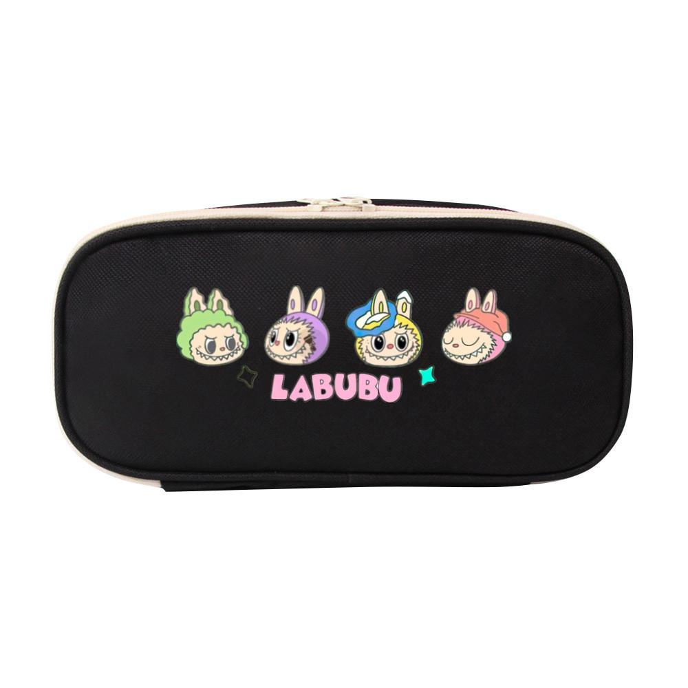 Pattern Canvas Printing Stationery Bag Student Storage Pen Gift Case