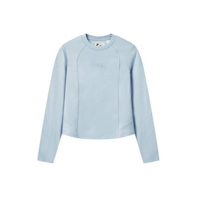 Original Casual Trendy Versatile Elastic Slim Fit Short Knit Long Sleeve T-Shirt Women Tops F11W549208FBU