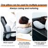 2/1Pcs Portable Inflatable Pillow Foldable Napping Neck Protection Office Travel Pillow Home Neck & Waist Support Air Pillow