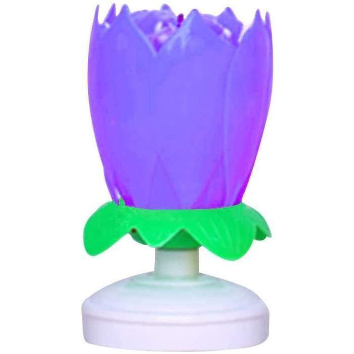 

Rotating Candle - Unspecified - Lotus - 8 candles - Birthday music - 6.6x11.5cm