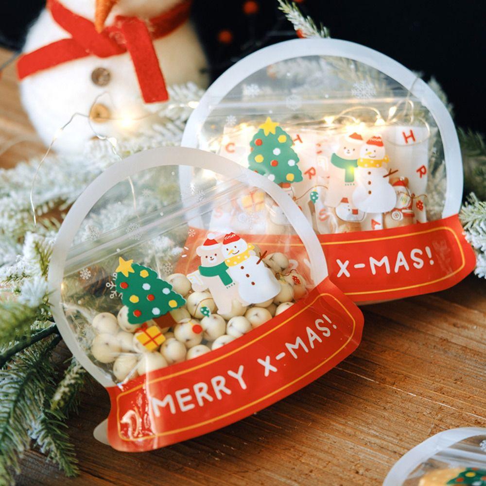 Party Supplies Christmas Candy Bags  for Candy Biscuit Cookies Chocolate