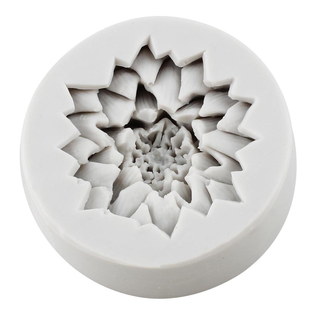 Flower Silicone Molds Sunflower Rose Chrysanthemum Flower Fondant Mold Cake Decorating Tools Cupcake Topper Candy Resin Clay Chocolate Gumpaste Mold
