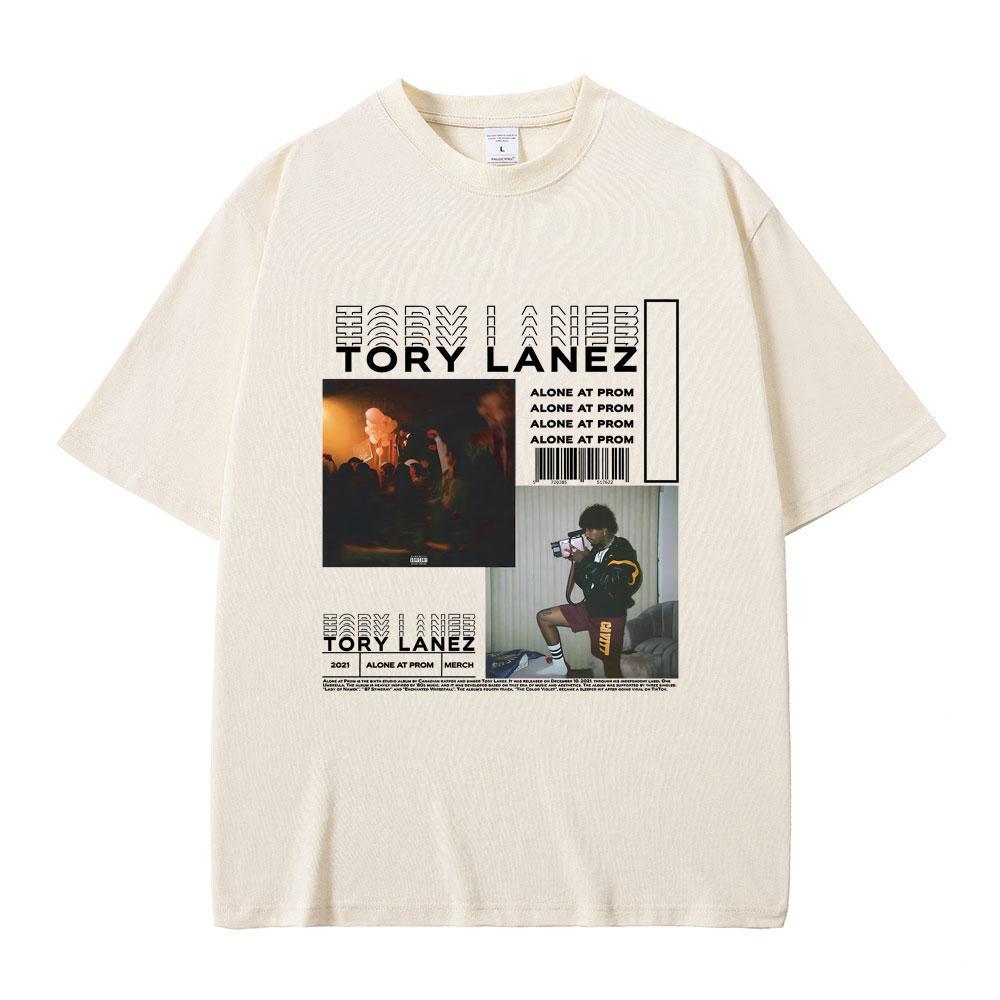 Raper Tory Lanez Alone At Prom Koszulka z Graficznym Nadrukiem z Albumu Muzycznego Męska Damska Hip Hop Rap Oversize Koszulka Męska Vintage Koszulki
