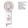 Cartoon Animal Handheld Fan with Hook 3 Speed Adjustable USB Rechargeable Summer Cooling Fan Portable Travel Mini Personal Fan