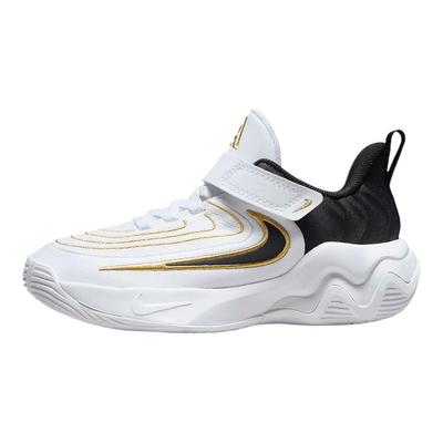 Giannis Immortality 4 PS Championship Kinder-Sneaker Weiß Metallic-Gold Schwarz FZ6733-100
