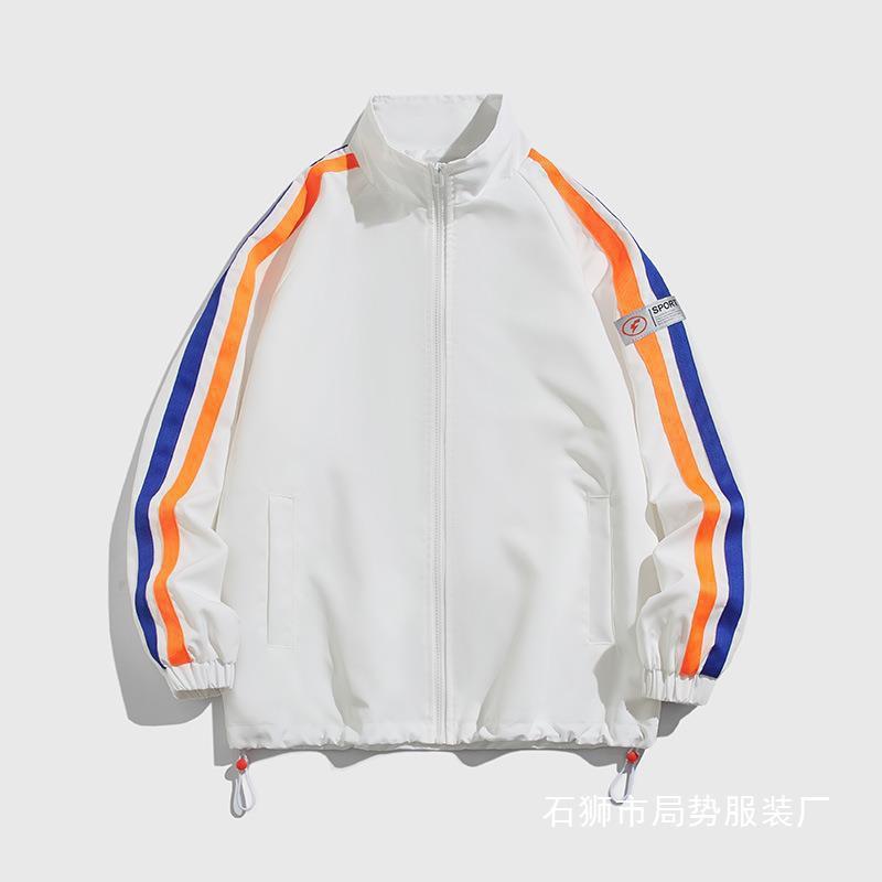 Herre Casual Jakke Løstsiddende Streetwear Uden Hætte Ydertøj Teenagere Voksne