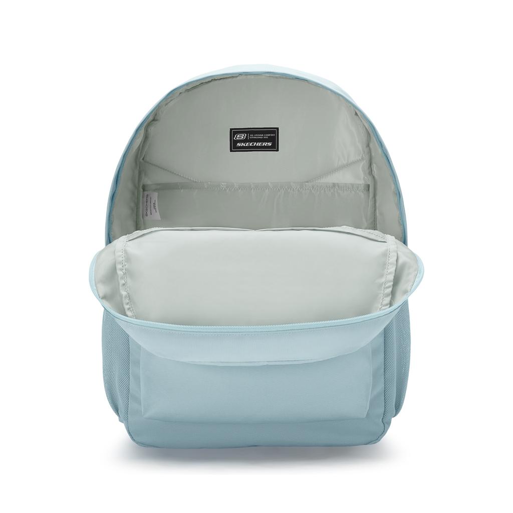 Skechers 19L Brand Logo Simple Versatile Fabric Backpack Unisex Backpack Light-Blue L326U051-022G