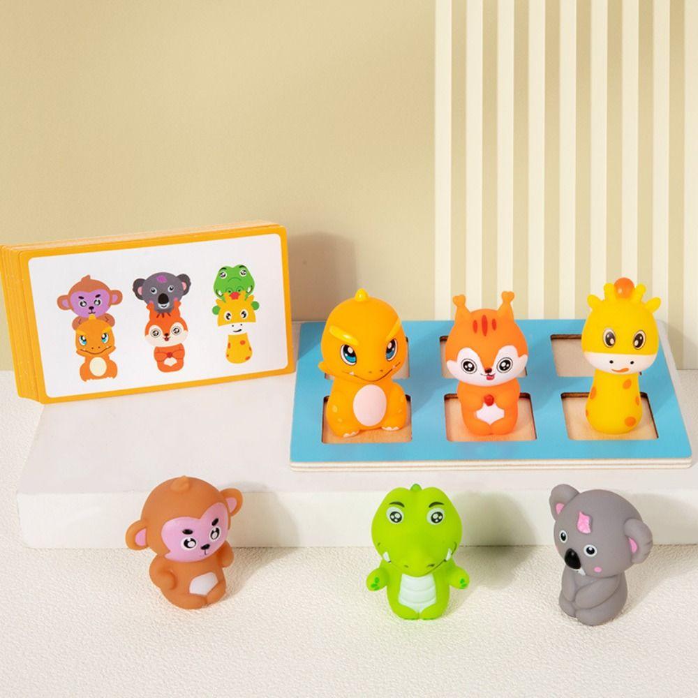 Thinking Game Logical Training Game Montessori Animal Matching Game  Preschool Training