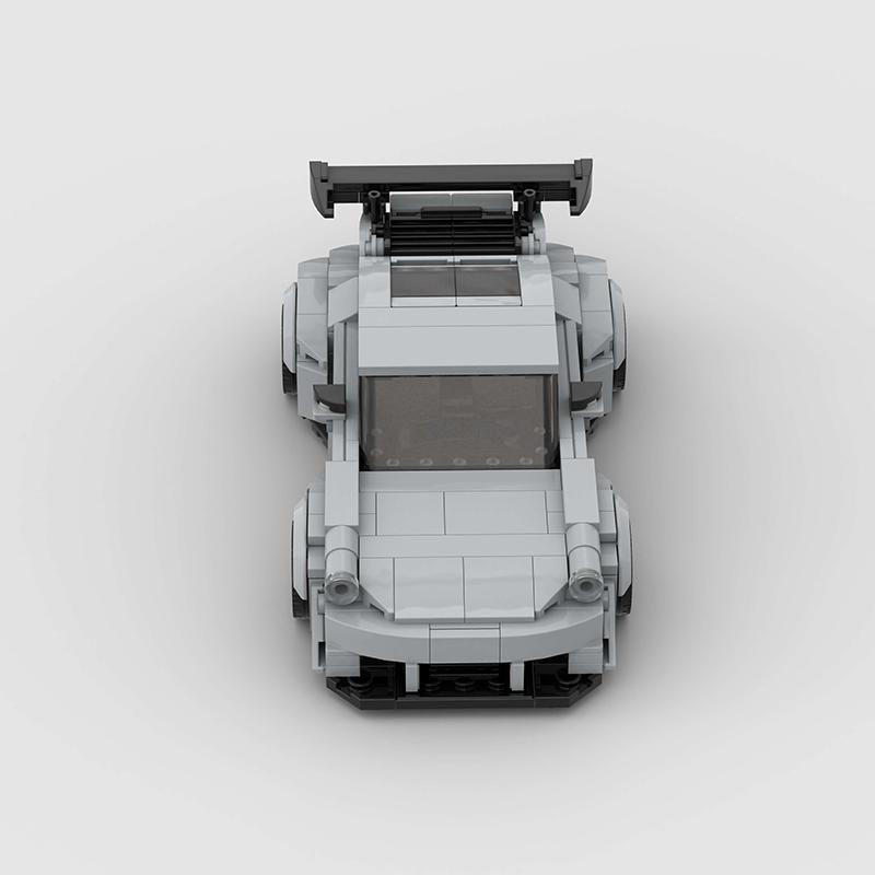 MOC Racing City Car Building Set - Creative Garage Toys - Ideal Gift for Children's Birthdays and Christmas Gifts