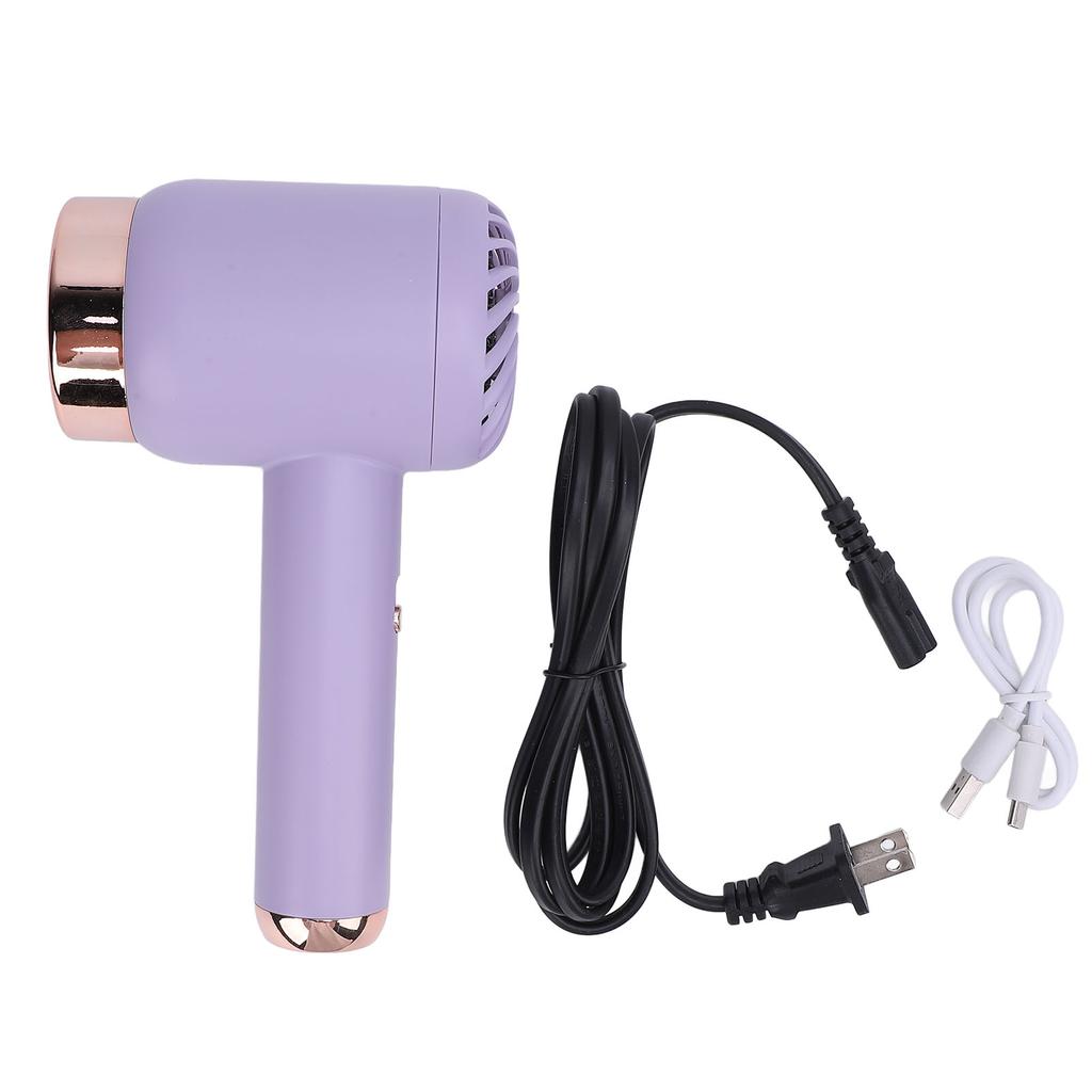 Cordless Ionic Hair Dryer Portable Stylish Hot Cold Wind Blow Dryer for Home and Travel