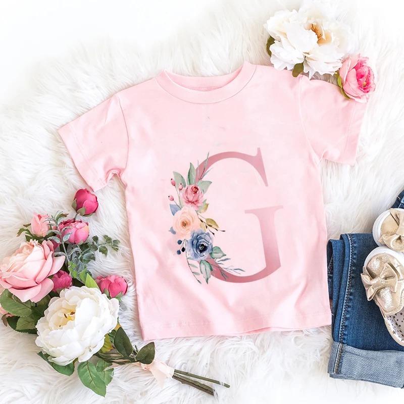 T-shirt Capibara Vestiti Bambini Magliette Grafiche Estive Abbigliamento Girocollo per Ragazze Manica Corta Top Moda Bambini Vestiti da Ragazza