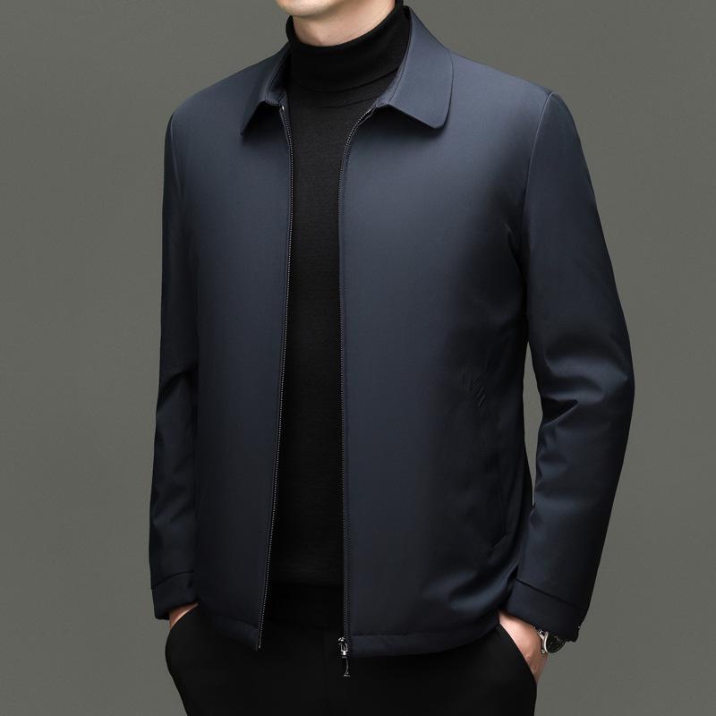 2025 Men's Winter Lapel Down Jacket - High-End, Trendy, Casual Outerwear