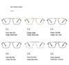 Men's Retro Anti-Blue Light Photochromic Glasses with Double Bridge Metal Frame, Suitable for Prescription Lenses
