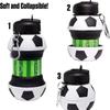 Outdoor Sport Silikon Faltbar Kreativ Tragbar Fallfest Auslaufsicher Fußball Basketball Ball Kinder Schüler Wasserflasche Becher