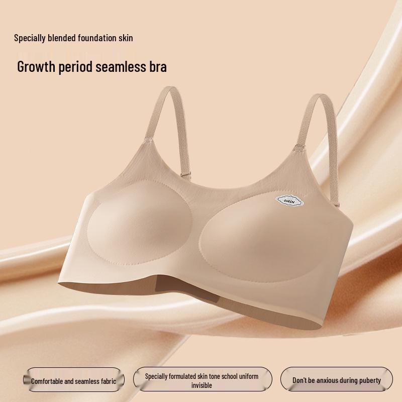 Dívčí bezešvá podpůrná tílková podprsenka pro vývojové stádium dívek na střední škole