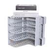Three-Column Office File Rack: Multi-Layer Thickened Organizer for Study Supplies and Archive Folders