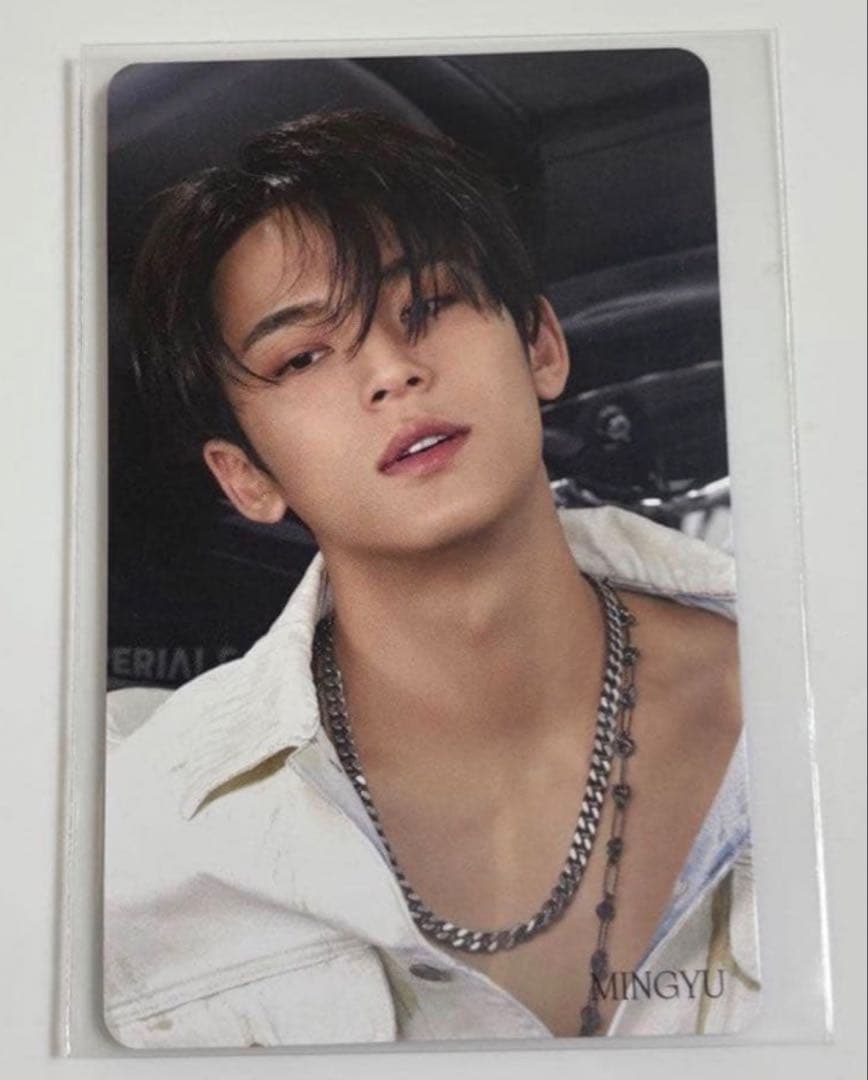[USED] SEVENTEEN Mingyu face the sun HMV bonus photocard