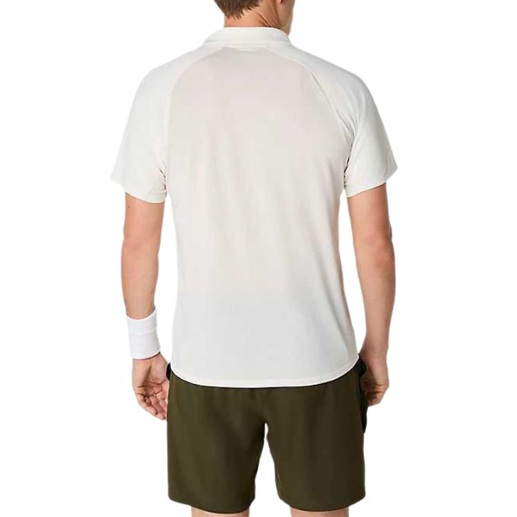 Asics Match Actibreeze Fashion Comfortable Versatile Short Sleeve Polo Shirt Men Tops 2041A365-100