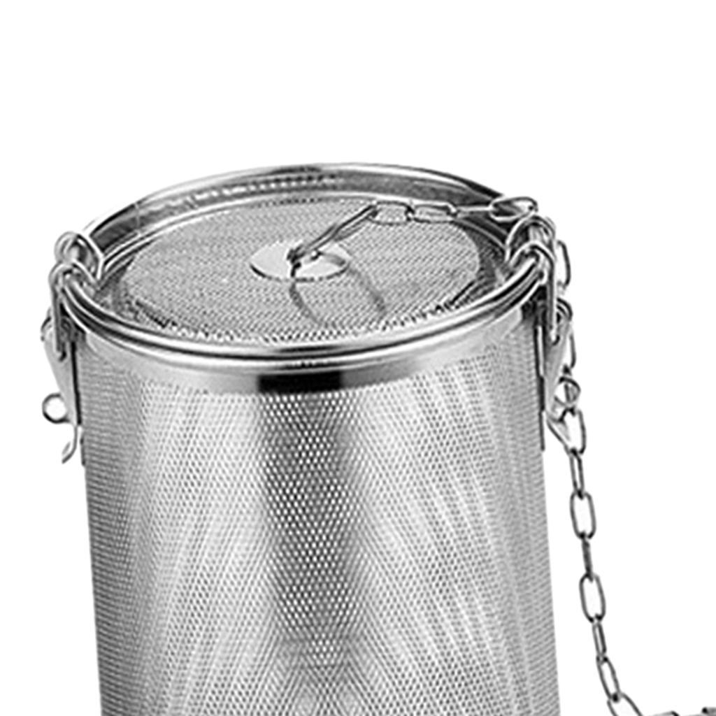 Kochgewürz-Sieb Feinmaschig 304 Edelstahl Tee-Ei Kugel für Teekanne Kräuterfilter Küchenhelfer Trennkorb