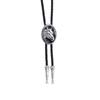 Bolo Tie for Men Carnivals Western Necktie Alloy Horse Head Buckle Bolo Tie for Shirt Sweater Decorative Necktie for Men