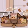 Capybara Stationery Set Cute Pencil Case With Stickers,Clips,Note pad,Plush Brooch, Highlighter Pencil,Storage Bag For Students