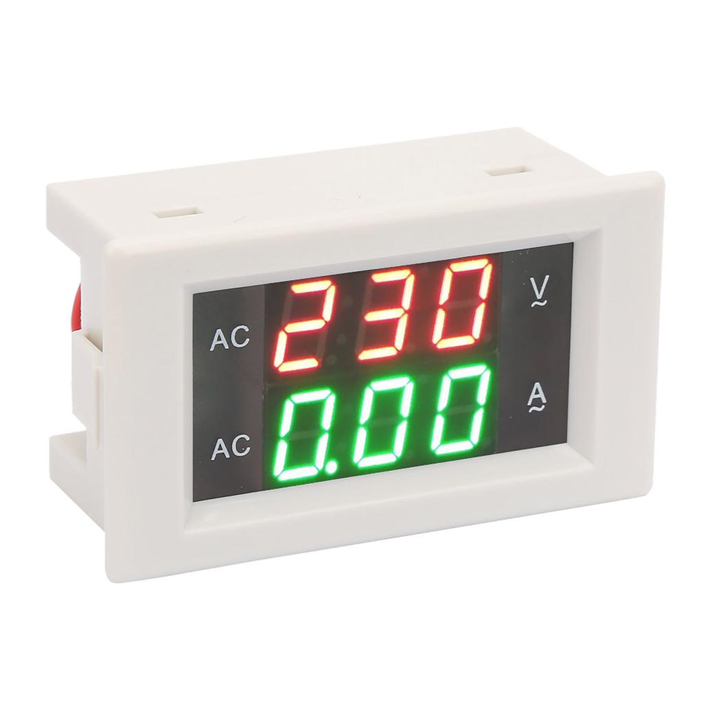 White YB4835VA High Accuracy Sine Wave Current Digital Display Dual Meter Amperemeter Voltmeter