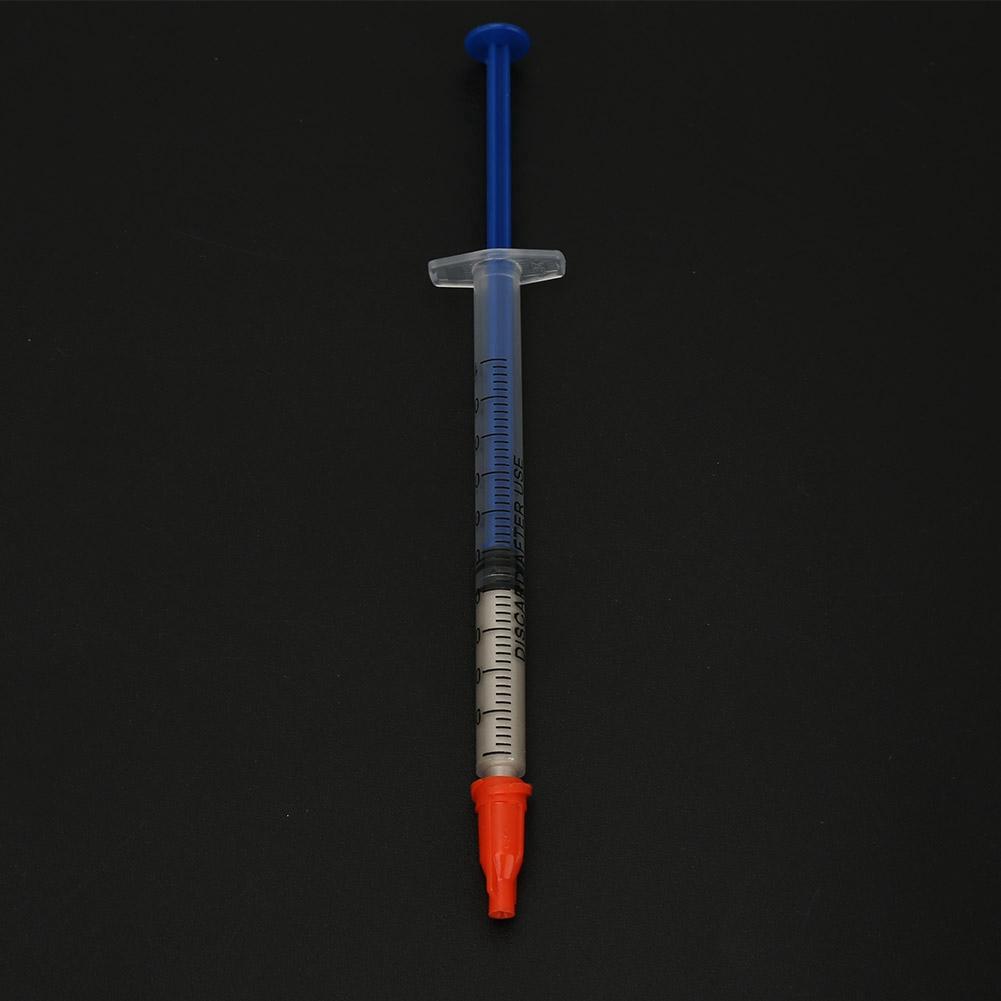 Conductive Silver Paste Syringe Quick Dry Silver Grease for Keyboard PCB Repair (0.4mL)