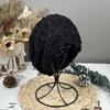 Women's Fashion Hollow Spring and Summer Hat Breathable Lace Thin Headscarf Knitted Slouchy Head Hat Hair Covering Hat