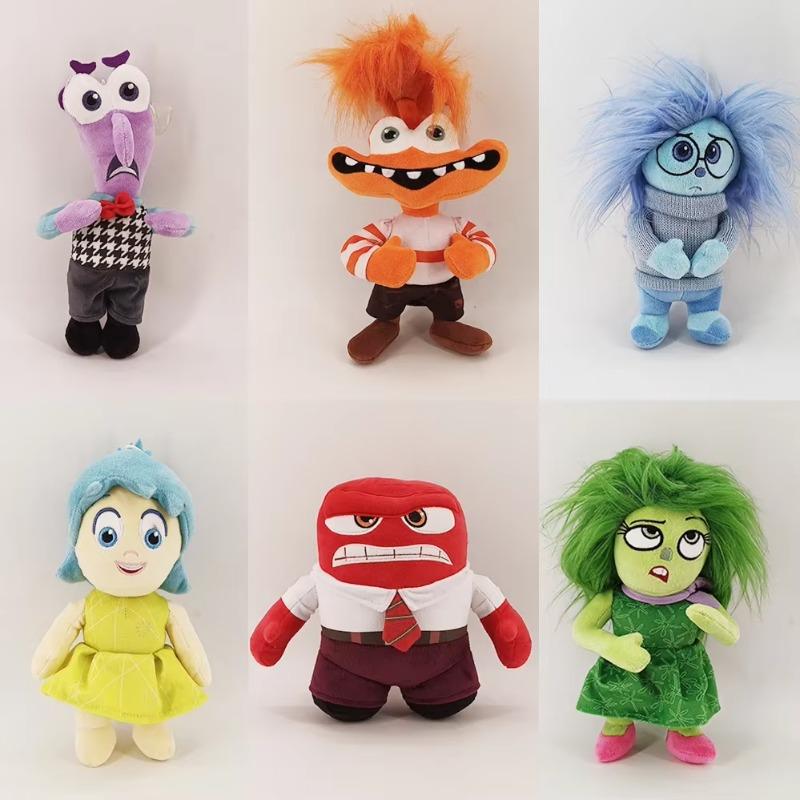 DSN Inside Out 2 Plush Toys Anime Figure Disgust Fear Sadness Joy Anger Plush Toys Sofa Room Decoration Gifts
