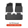 YZ TPE Car Floor Mats for Tesla Model 3 Y Highland Juniper 2019-2026 Luggage Mat Set Four Seasons Waterproof Anti-slip Trunk Mat