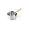 Yoshikawa Stainless Steel Non-Drip Spout Milk Pan One Hand Pot 16cm 1.4L For Both IH and Gas Fire Made In Japan Aikata PD3014