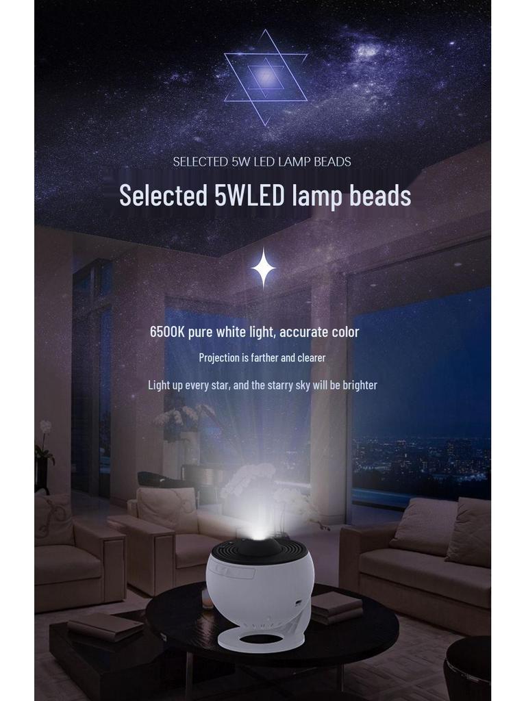 Dreamy Starry Sky HD Projector: 13 Film Night Light for Bedroom Atmosphere