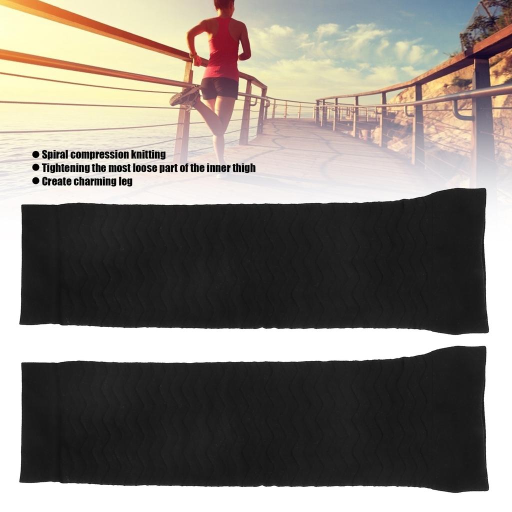 Professional Sports Thigh Shaper Fitness Compression Leg Thigh Shaping Wrap Black