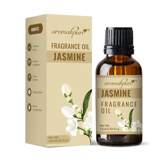 

Aromahpure Fragrance Oil | 15 ml | Jasmine Aroma Oil for Home Fragrance | Used in Diffusers, Candles, Air Fresheners, Soaps, IFRA Certified 15ML