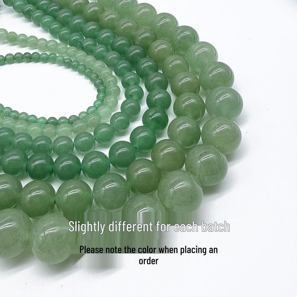 Natural Green Aventurine Round Beads for DIY Jewelry - Bracelet & Necklace Making